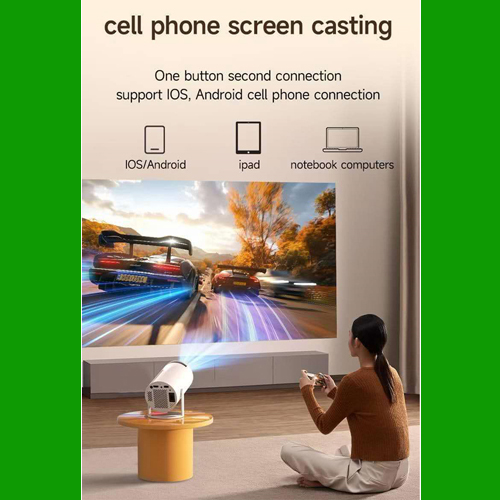 Magcubic Hy300 Smart Mini Projector - Supported, Wifi 6, Android OS - Image 5